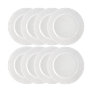 Rörstrand Swedish Grace lautanen Ø27 cm 8-pakkaus - Lumi (valkoinen)