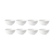 Rörstrand Swedish Grace kulho 60 cl 8-pakkaus - Lumi (valkoinen)