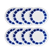 Rörstrand Mon Amie syvä lautanen Ø20 cm 8-pakkaus - Sininen