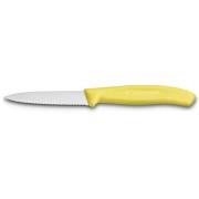 Victorinox Suosittu vihannesveitsi nailonkahvalla, 8 cm, keltainen