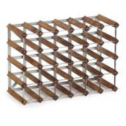 Traditional Wine Racks Itse koottava viinipulloteline 30 pullolle, tum...