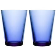 Iittala Kartio juomalasit 40 cl 2 kpl, ultramariinin sininen