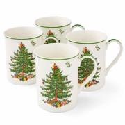 Spode Christmas Tree mukit 4 kpl