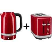 KitchenAid 5KMT2109 Leivänpaahdin + 5KEK1701 Vedenkeitin, punainen