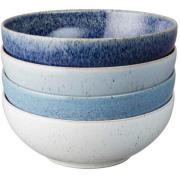 Denby Studio Blue, syvä kulho, setti, 4 kpl, 17 cm