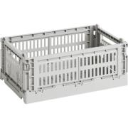 HAY Colour Crate säilytyslaatikko small, light grey