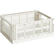 HAY Colour Crate säilytyslaatikko medium, off white