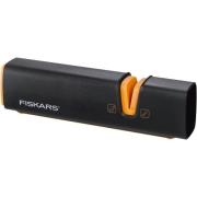 Fiskars Edge Roll-sharp musta veitsenteroitin