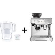 Sage SES880BSS The Barista Touch™ Espressokeitin + Brita Aluna suodati...