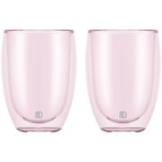 Bodum PAVINA kaksiseinäinen lasi 35 cl 2-pakkaus, vaaleanpunainen