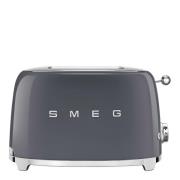 SMEG - Smeg 50's Style Leivänpaahdin 2 viipaletta Harmaa