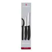 Victorinox - Swiss Classic Veitsisetti 3 osaa Musta