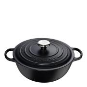 Le Creuset - Valurautapata pyöreä 32 cm 7 L Mattamusta