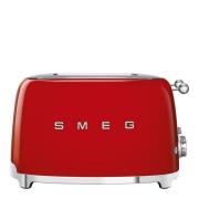 SMEG - Smeg 50's style Leivänpaahdin neliömäinen 4 viipaletta Punainen
