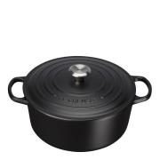 Le Creuset - Signature Valurautapata pyöreä 28 cm 6,7 L Mattamusta