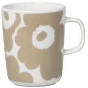 Marimekko - Oiva / Unikko Muki 25 cl Beige/Valkoinen