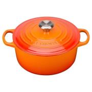 Le Creuset - Signature Valurautapata pyöreä 26 cm 5,3 L Volcanic