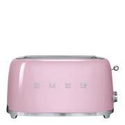 SMEG - Smeg 50's Style Leivänpaahdin 4 viipaletta Vaaleanpunainen