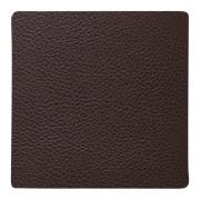 LIND dna - Square Leather Serene Lasinalunen 10x10 cm Hazel