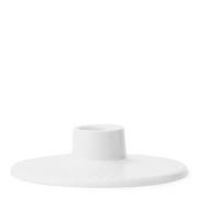 Lyngby Porcelæn - Rhombe Kynttilänjalka 3 cm Valkoinen
