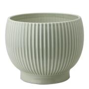Knabstrup Keramik - Knabstrup Kukkaruukku uritettu 16,5 cm Minttu