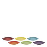 Le Creuset - Rainbow Lautanen 22 cm 6 kpl