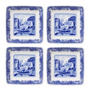 Spode - Blue Italian Lautanen 7,5x7,5 cm 4 kpl Sininen/Valkoinen