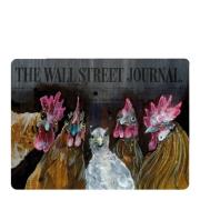 LISA TÖRNER ART - Pöytätabletti Roosters of Wall Street 30x40 cm