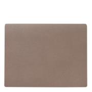 LIND DNA - Rectangle Leather Serene Pöytätabletti 26x34,5 cm Mole Grey