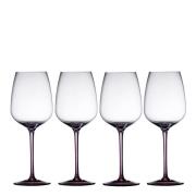 Lyngby Glas - Vienna Viinilasi 50 cl 4 kpl Liila