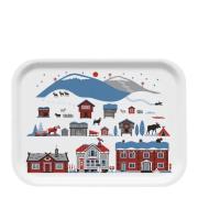 Citronelles - Scandinavian Mountains Tarjotin 27x20 cm Winter Mountain...