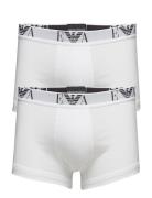 Mens Knit 2Pack Boxe Bokserit White Emporio Armani