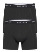 Warren 2-Pack Boxers Bokserit Black Les Deux