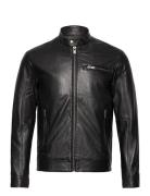 Slhiconic Classic Leather Jkt W Nahkatakki Black Selected Homme