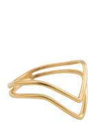 Tiny Arrow Ring Gold Sormus Korut Gold Syster P