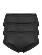 Brief 3 Pack Carin Regular Alushousut Brief Tangat Black Lindex