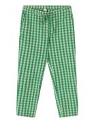 Bæk&Bølge Barbara Pants Xs Grøn/Sand Pyjamahousut Olohousut Green Juna