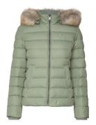 Tjw Basic Hooded Down Jacket Vuorillinen Takki Topattu Takki Green Tom...