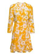 Janine Dress Aop 10867 Lyhyt Mekko Orange Samsøe Samsøe