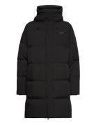 Loen Down Jacket Topattu Pitkä Takki Black HOLZWEILER