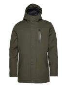 Hooded Jacket Parka Takki Khaki Green Revolution