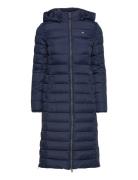 Tjw Basic Hooded Coat Topattu Pitkä Takki Navy Tommy Jeans