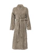 Svanen Terry Velour Robe Aamutakki Grey Høie Of Scandinavia