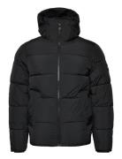 Crinkle Nylon Quilt Jacket Vuorillinen Takki Topattu Takki Black Calvi...