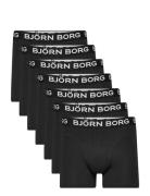 Cotton Stretch Boxer 7P Bokserit Black Björn Borg