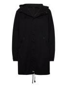 Maxi Anorak Parka Takki Black R-Collection