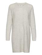 Onlcarol L/S Dress Knt Noos Lyhyt Mekko Grey ONLY