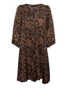 Indiekb Dress Lyhyt Mekko Brown Karen By Simonsen