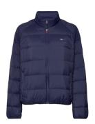 Tjw Light Down Jacket Vuorillinen Takki Topattu Takki Navy Tommy Jeans