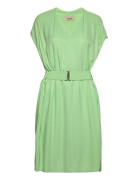 Ridley Twill Viscose Dress Lyhyt Mekko Green MOS MOSH